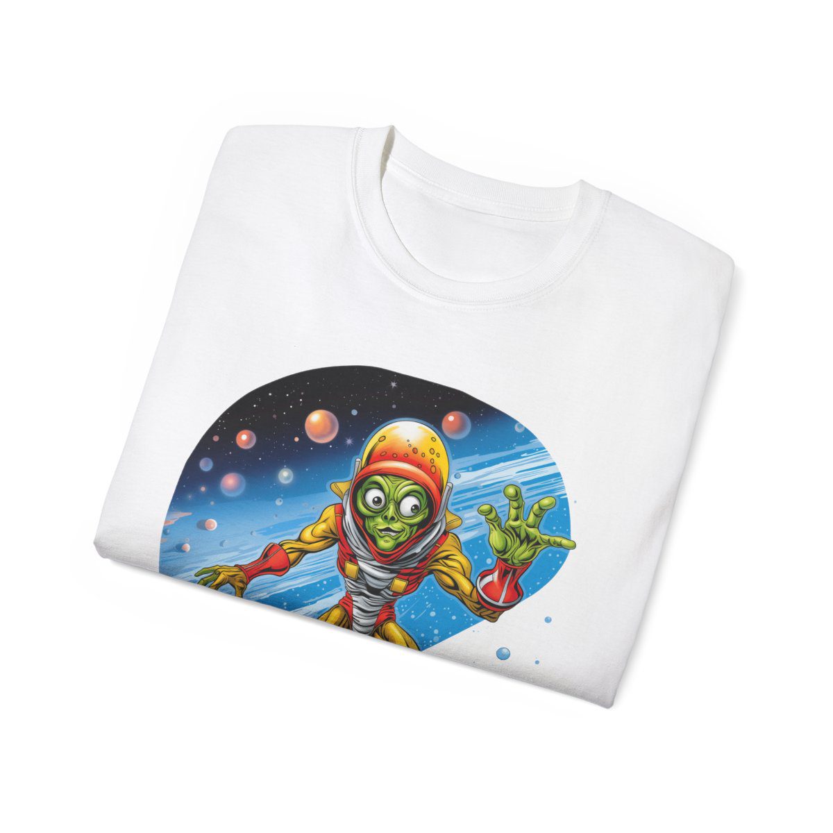 Alien Spacman Unisex Ultra Cotton Tee - Image 16