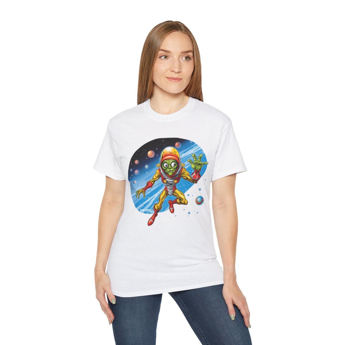 Alien Spacman Unisex Ultra Cotton Tee - Image 17