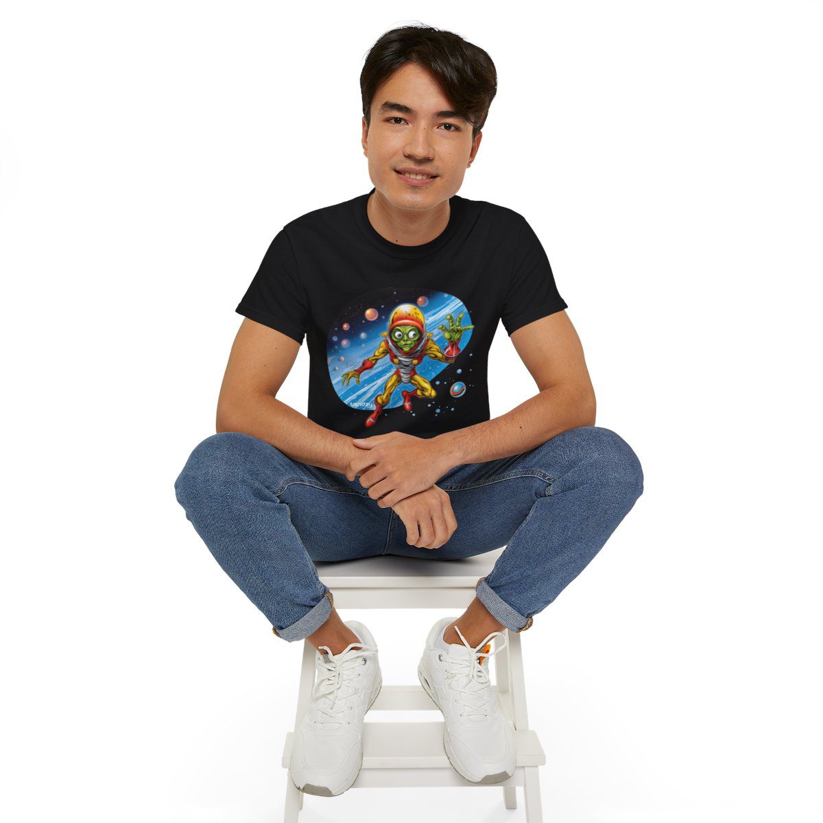 Alien Spacman Unisex Ultra Cotton Tee - Image 23