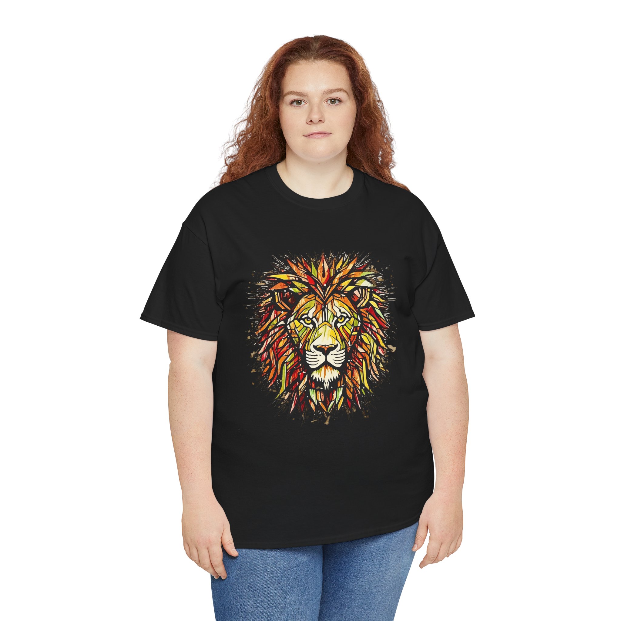 Lion Unisex Heavy Cotton Tee - Image 17