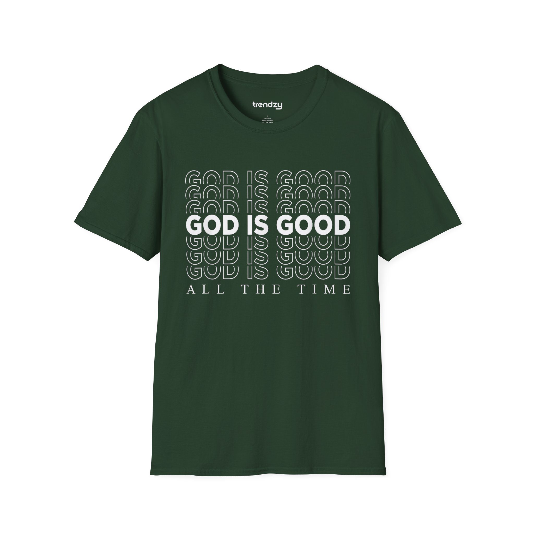 God is Good Unisex Softstyle T-Shirt, Inspirational Tee, Faith-Based Apparel, Christian Gift, Everyday Wear, Positive Message Shirt - Image 3
