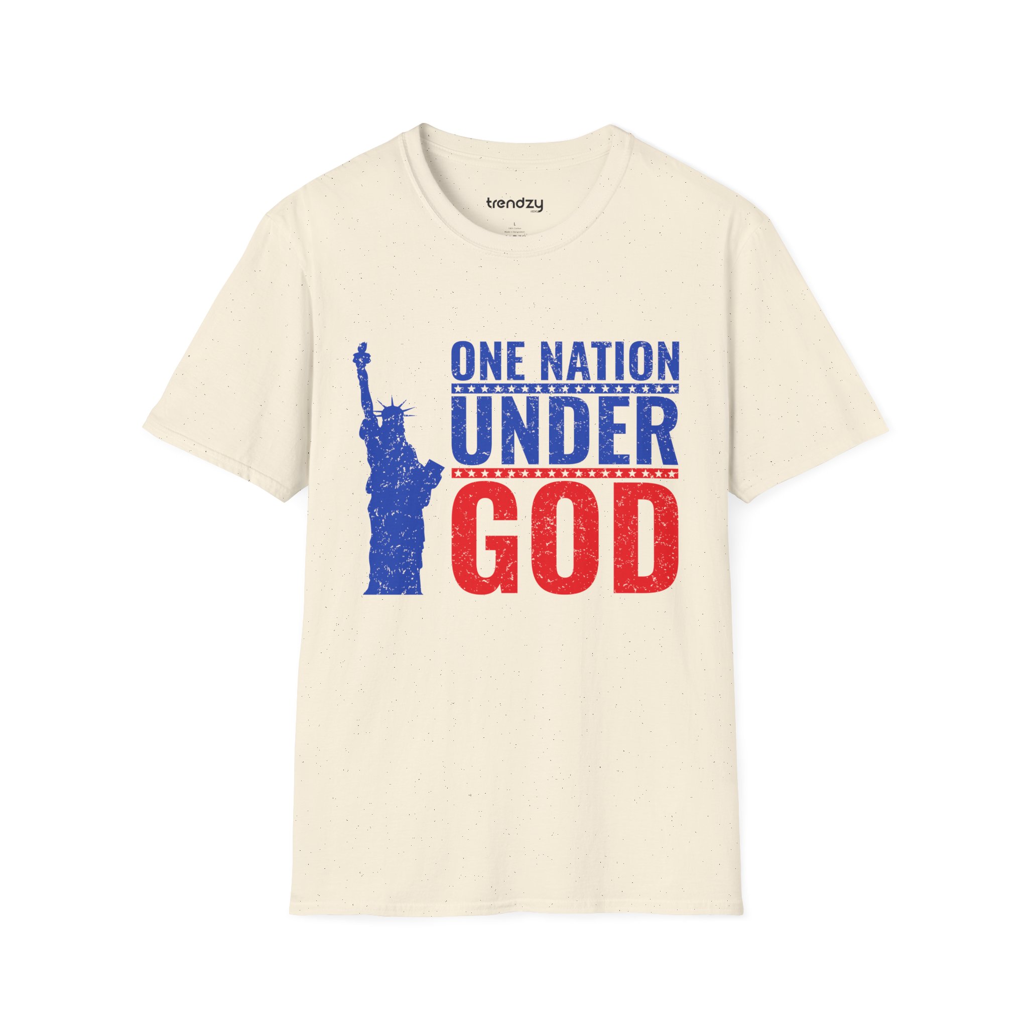 Patriotic Unisex T-Shirt | One Nation Under God, Freedom Apparel, Independence Day Gift, American Pride Tee, Vintage Graphic Shirt
