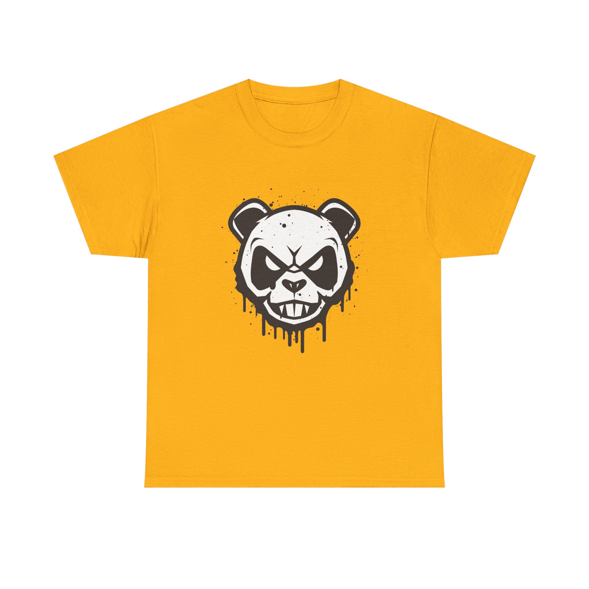 Angry Panda Unisex Heavy Cotton Tee - Image 17