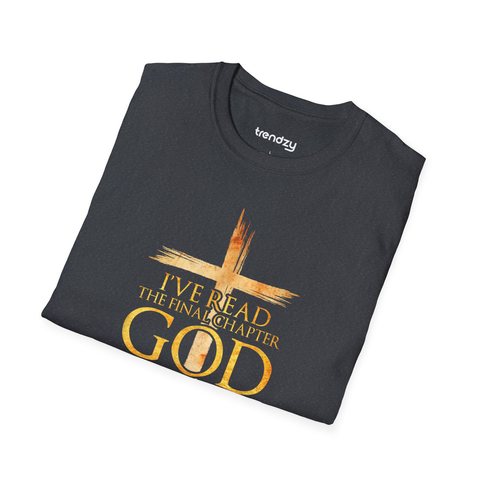 Unisex Softstyle T-Shirt with Inspirational Message – God Wins! Tee, Faith T-Shirt, Christian Apparel, Religious Gift, Hope Shirt - Image 8