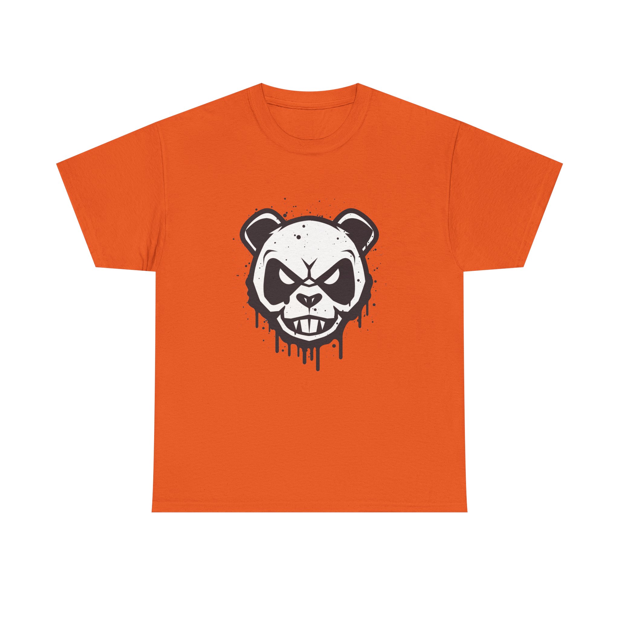 Angry Panda Unisex Heavy Cotton Tee - Image 21