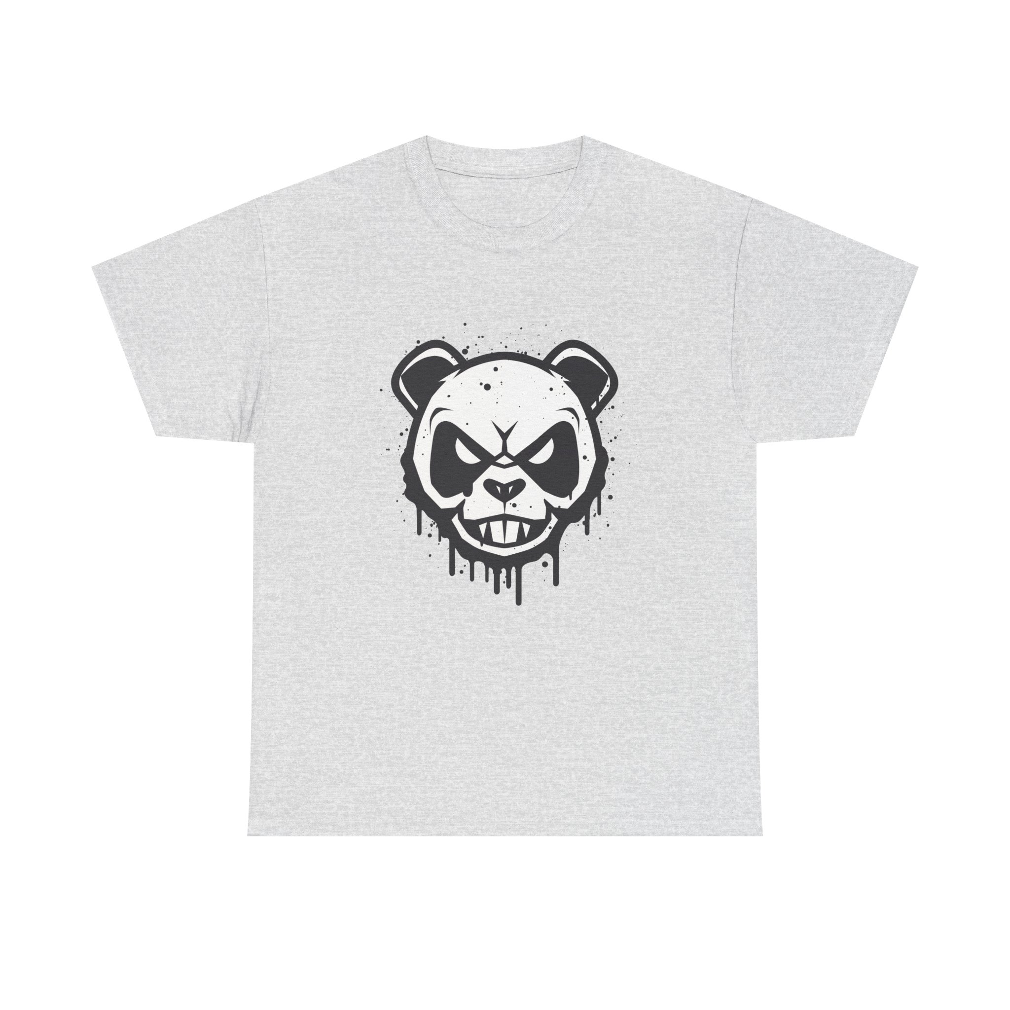 Angry Panda Unisex Heavy Cotton Tee - Image 5