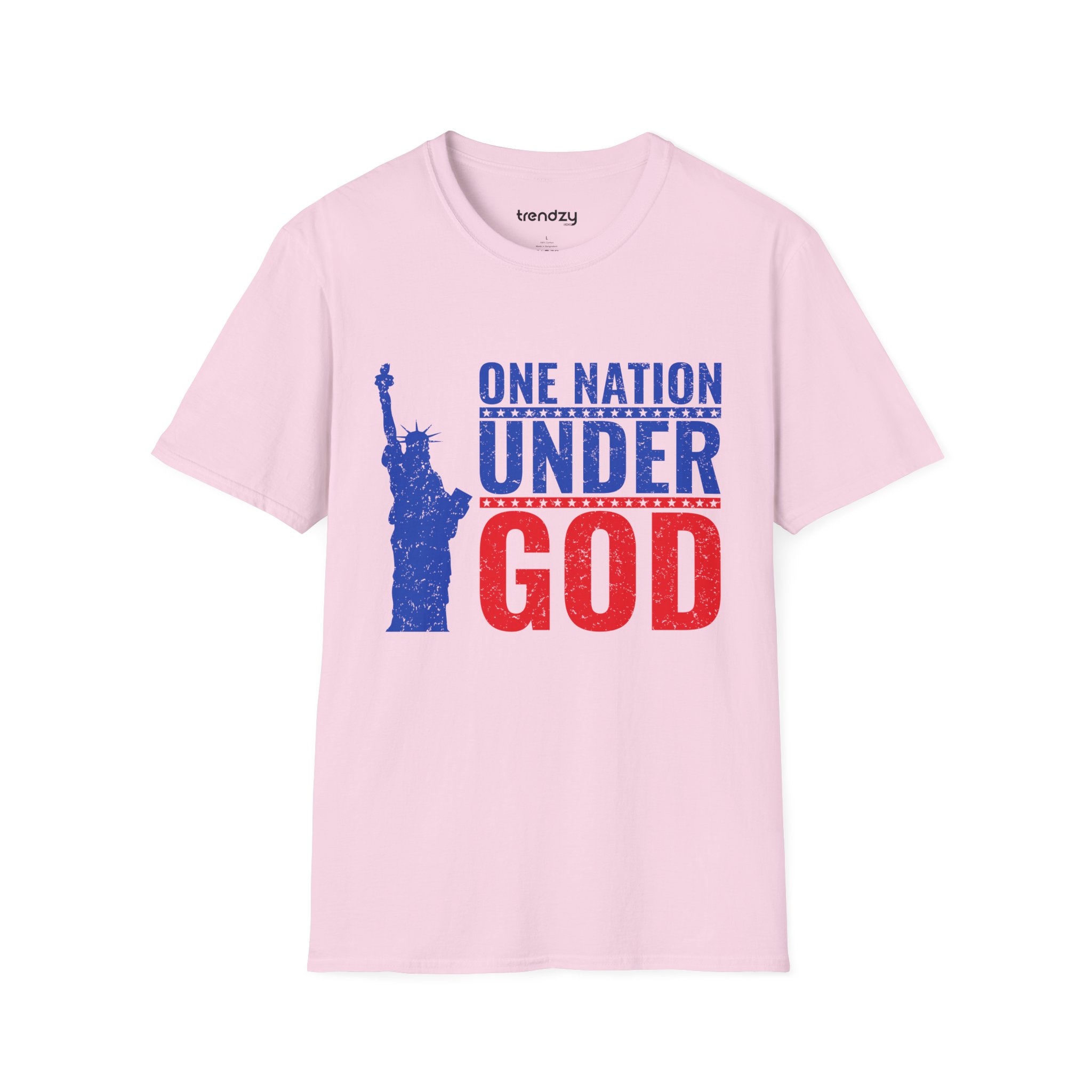 Patriotic Unisex T-Shirt | One Nation Under God, Freedom Apparel, Independence Day Gift, American Pride Tee, Vintage Graphic Shirt - Image 17