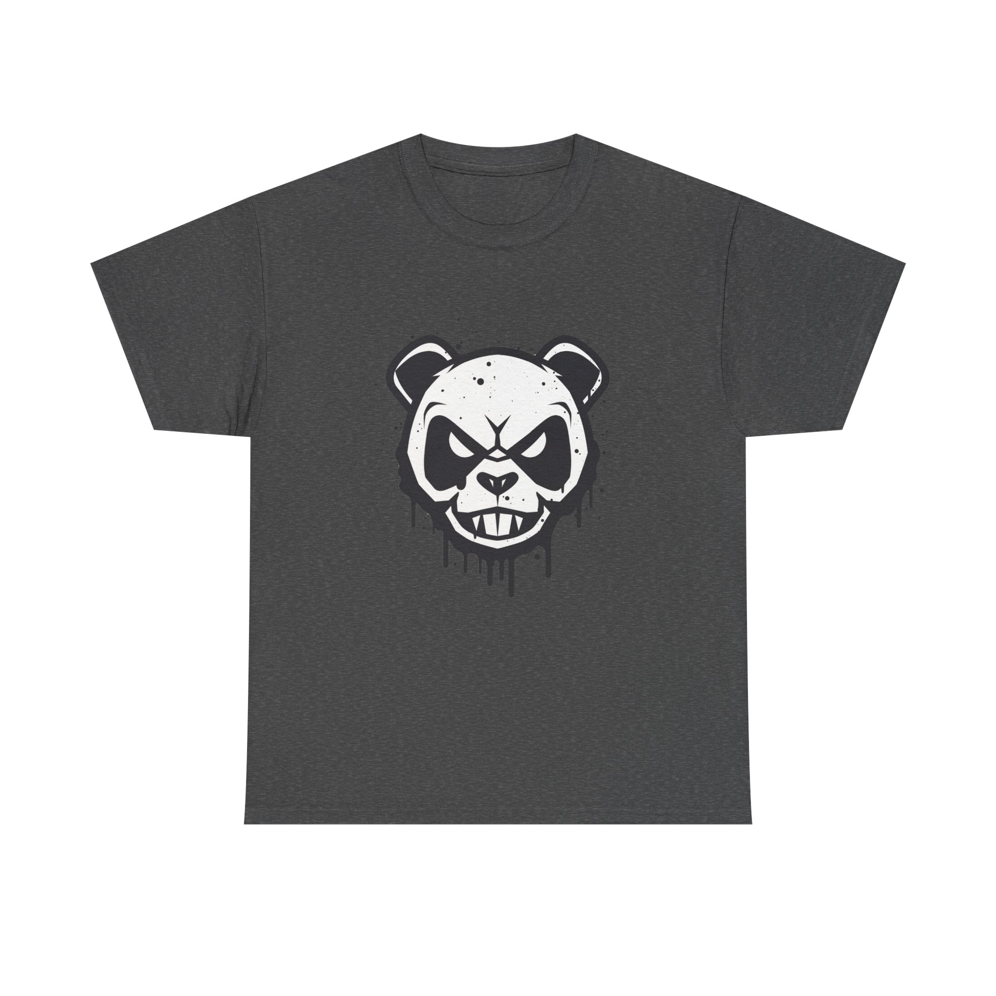 Angry Panda Unisex Heavy Cotton Tee - Image 37