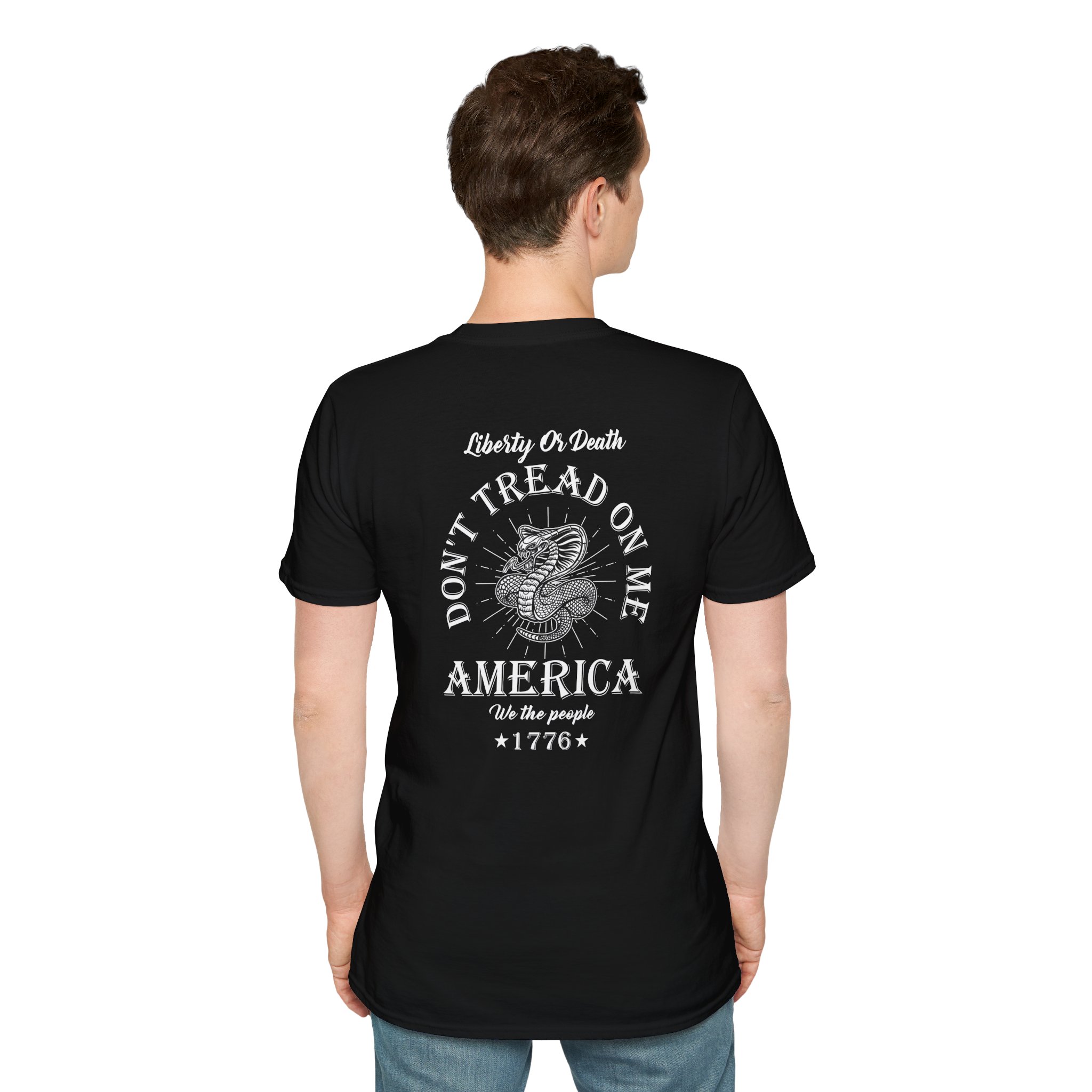 Stylish Unisex Softstyle T-Shirt with Cobra Design, Graphic Tee, Casual Wear, Streetwear, Gift for Snake Lovers - Image 6