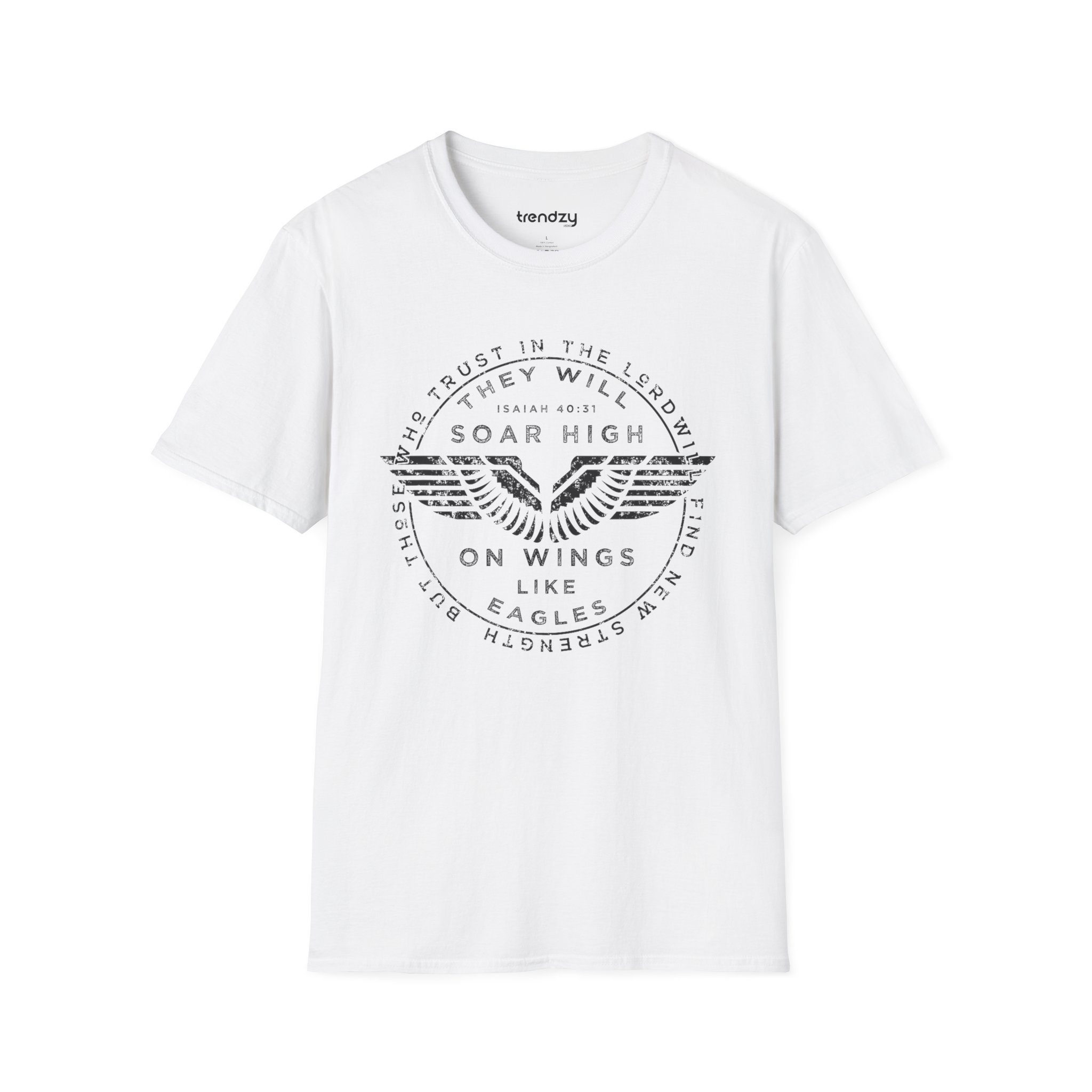 Inspirational Soar High T-Shirt, Christian Apparel, Spiritual Gift, Faith-Based Clothing, Motivational Wear, Unisex Tee - Image 2