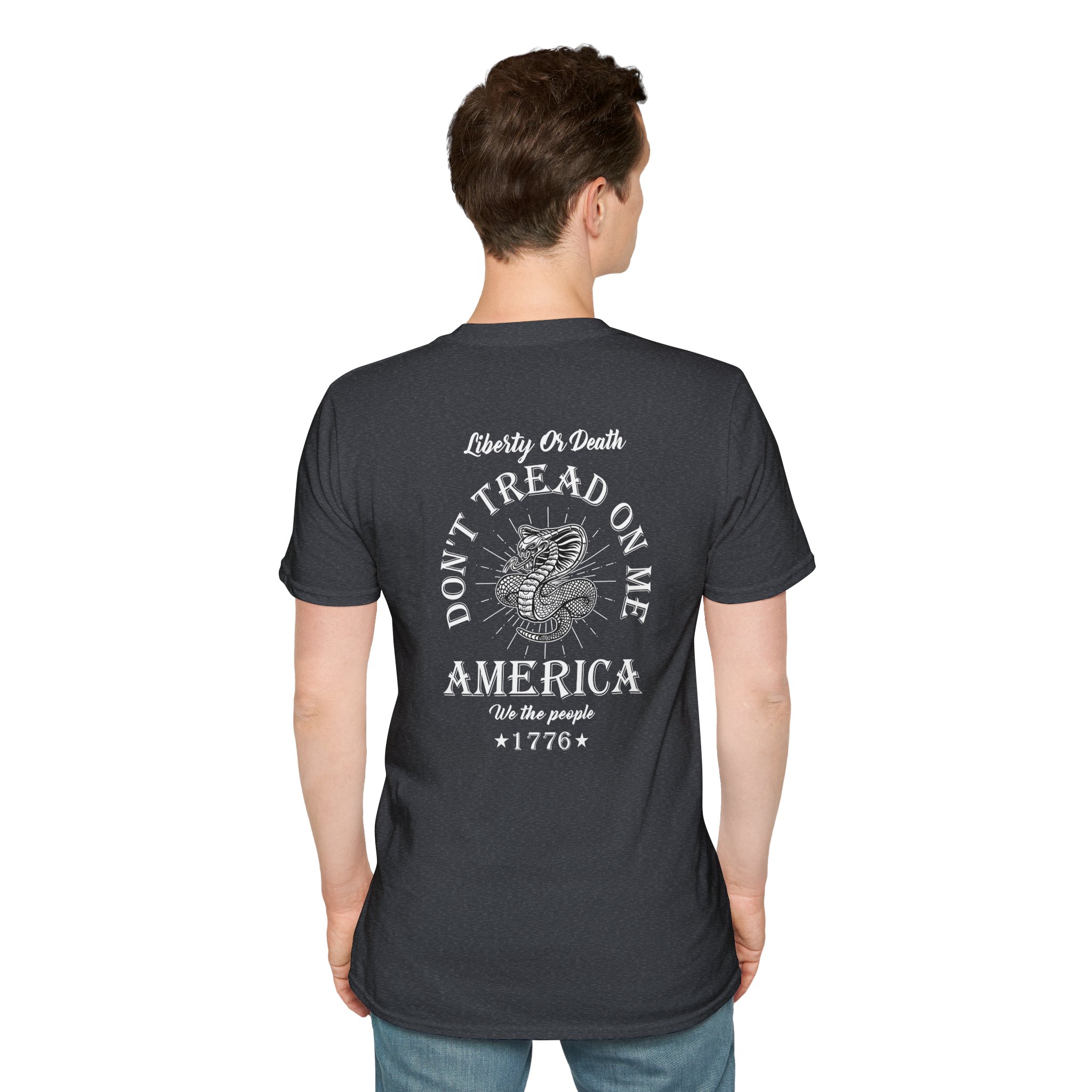 Stylish Unisex Softstyle T-Shirt with Cobra Design, Graphic Tee, Casual Wear, Streetwear, Gift for Snake Lovers - Image 18