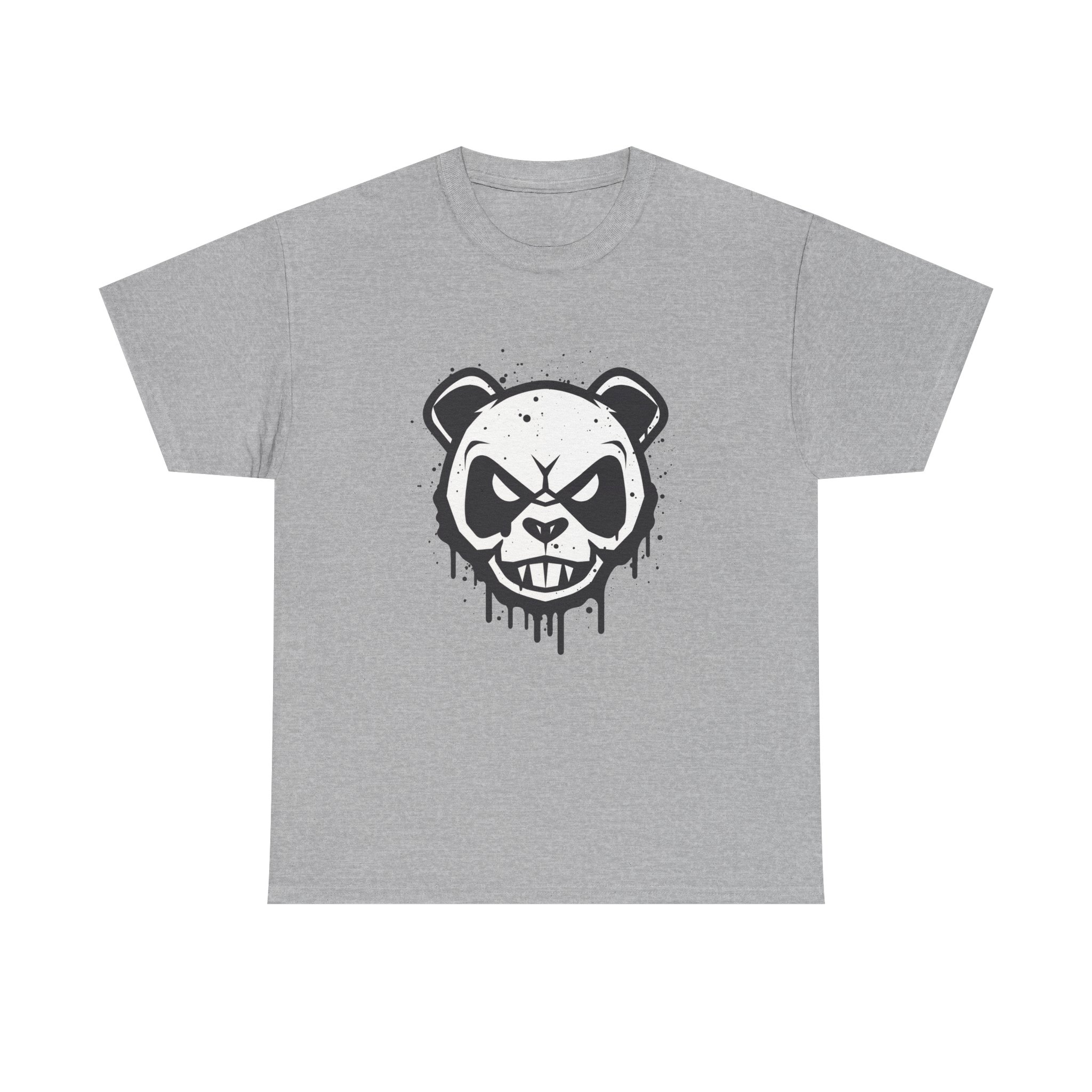 Angry Panda Unisex Heavy Cotton Tee - Image 13