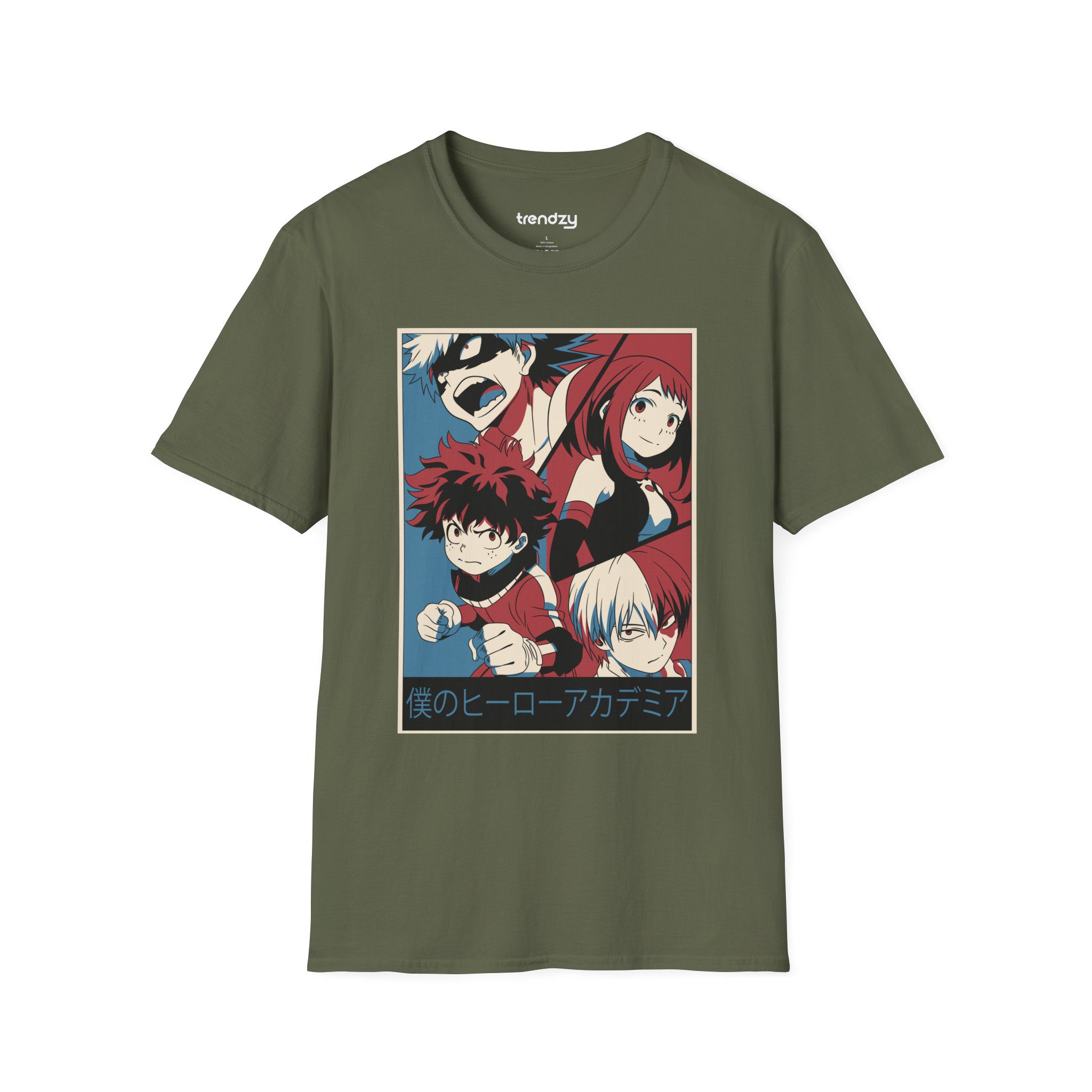 Anime My Hero Academia T-Shirt, Softstyle Tee, Graphic Tee, My Hero Academia Shirt, Gift for Fans, Casual Wear - Image 3