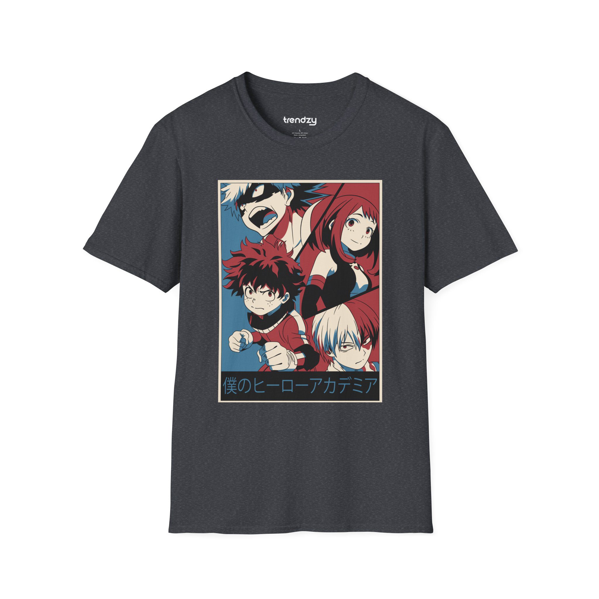Anime My Hero Academia T-Shirt, Softstyle Tee, Graphic Tee, My Hero Academia Shirt, Gift for Fans, Casual Wear - Image 4