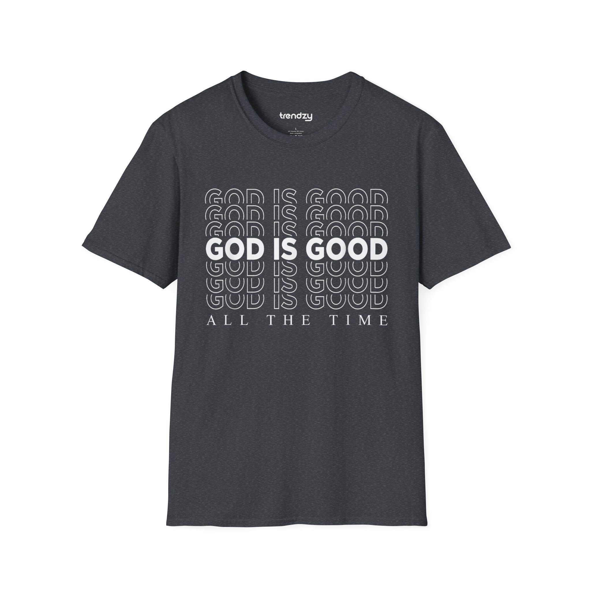 God is Good Unisex Softstyle T-Shirt, Inspirational Tee, Faith-Based Apparel, Christian Gift, Everyday Wear, Positive Message Shirt - Image 4