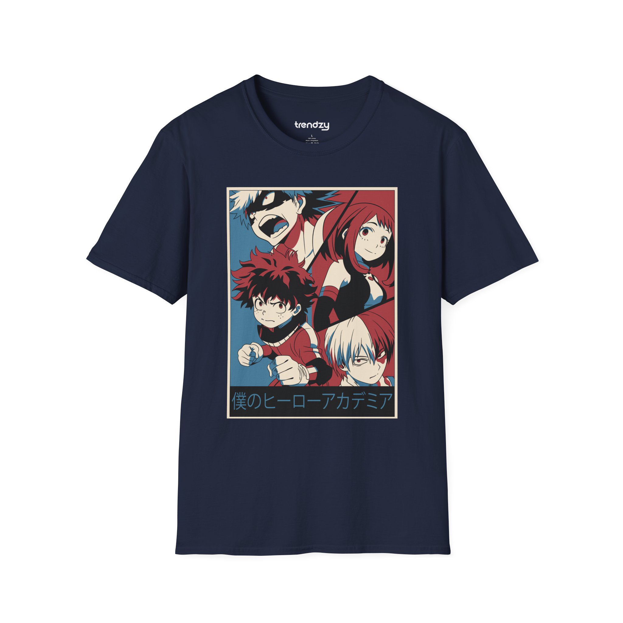 Anime My Hero Academia T-Shirt, Softstyle Tee, Graphic Tee, My Hero Academia Shirt, Gift for Fans, Casual Wear