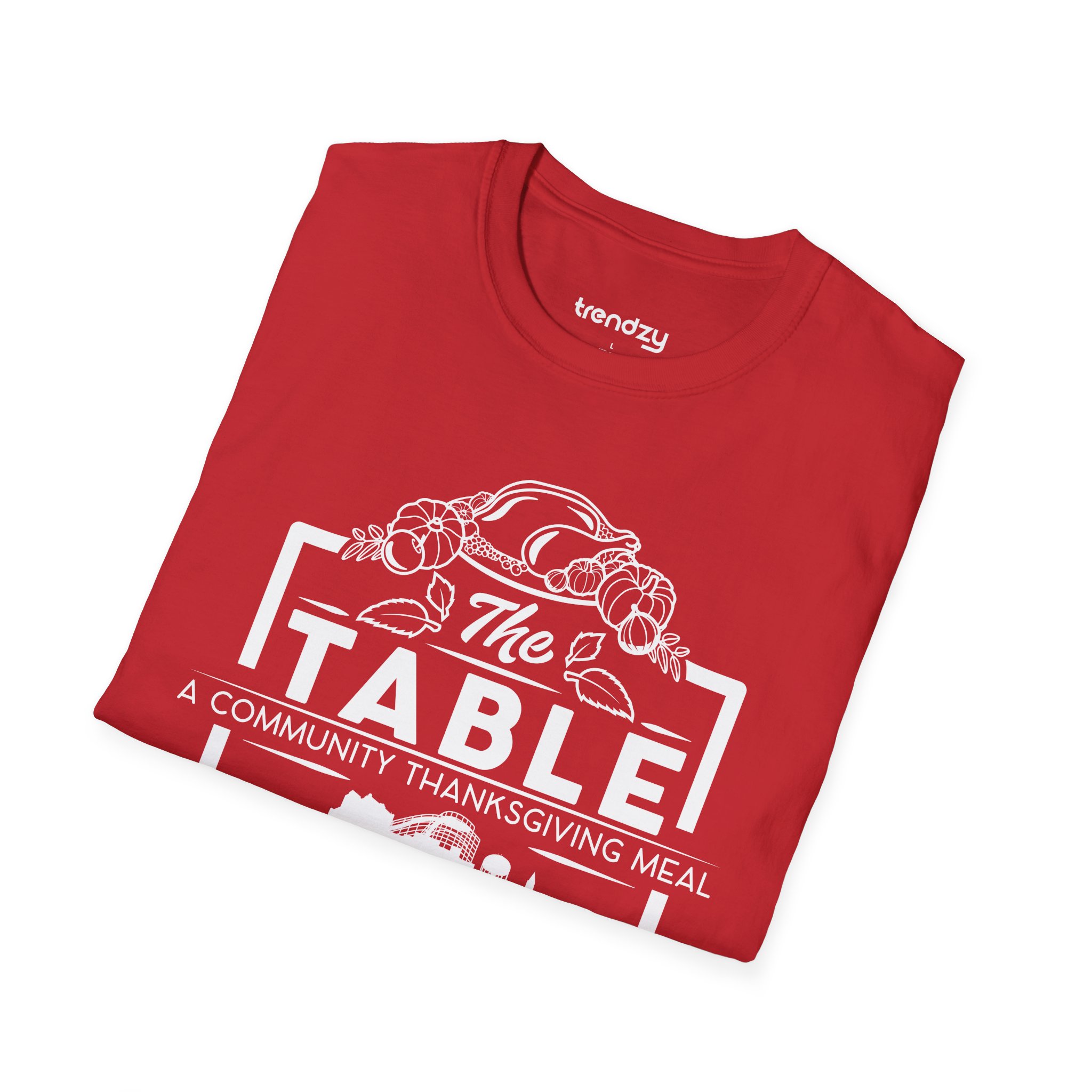 Thanksgiving Service T-Shirt — “The Table: A Community Thanksgiving Meal” - Image 36