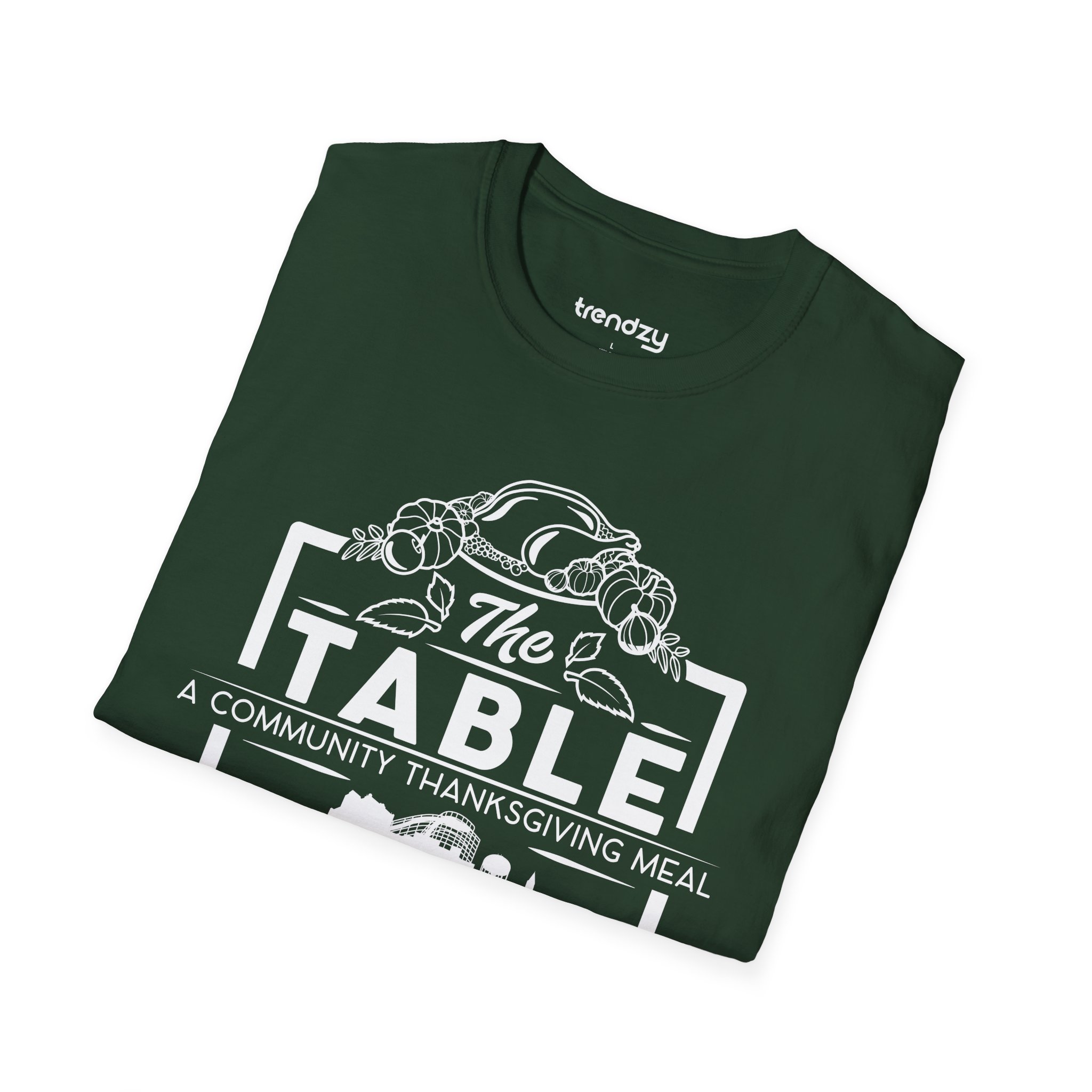 Thanksgiving Service T-Shirt — “The Table: A Community Thanksgiving Meal” - Image 40