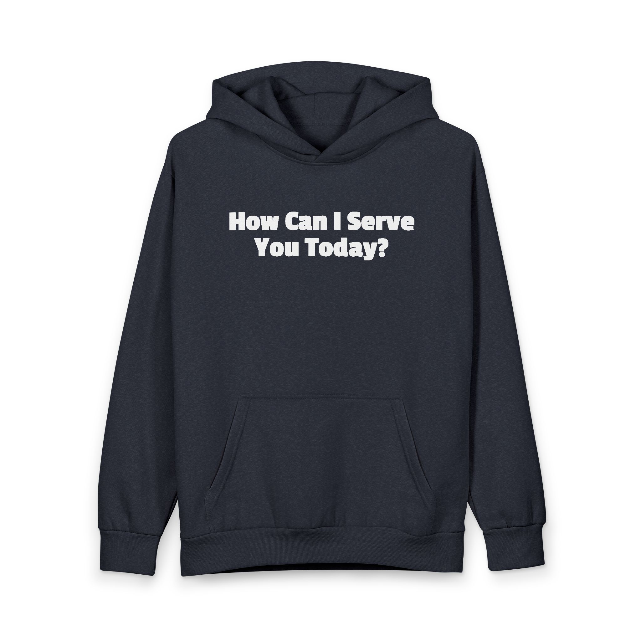 Table Tennis Hoodie - "How May I Serve You Today?" Pullover for Players & Fans