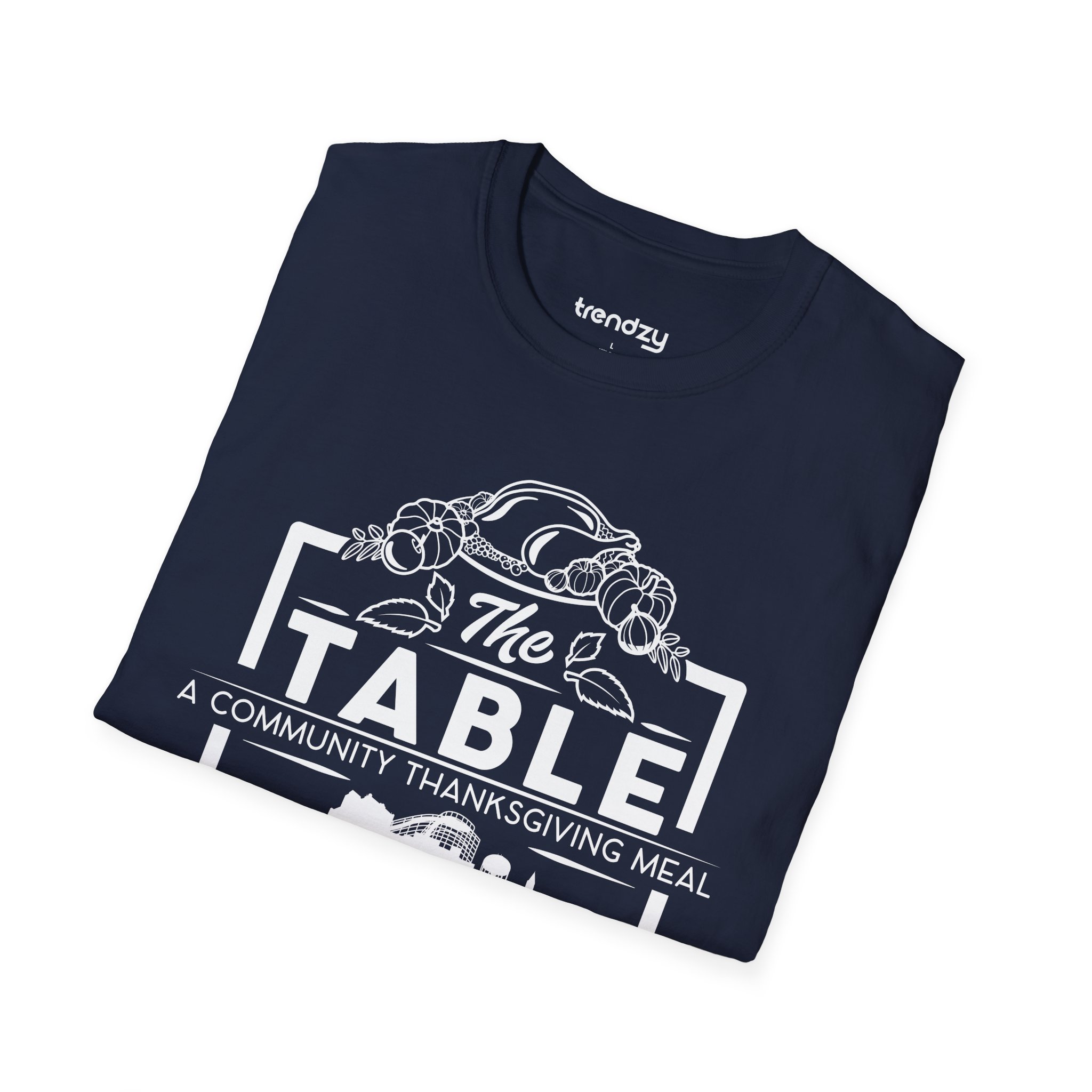 Thanksgiving Service T-Shirt — “The Table: A Community Thanksgiving Meal” - Image 48